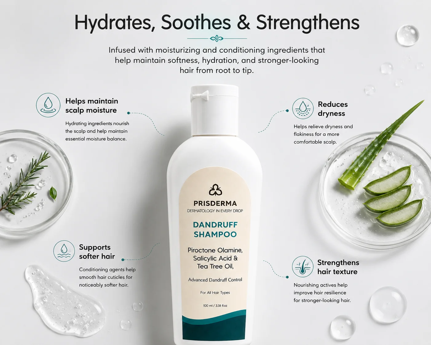 100 ML Anti-Dandruff Shampoo for Clean Scalp & Healthy Hair