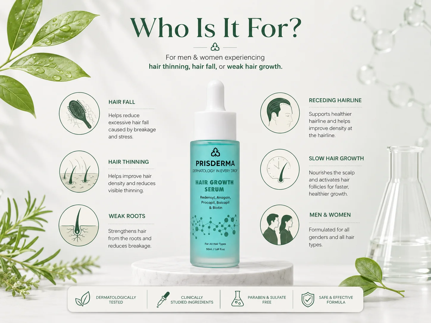 Who Can Use Prisderma Hair Growth Serum