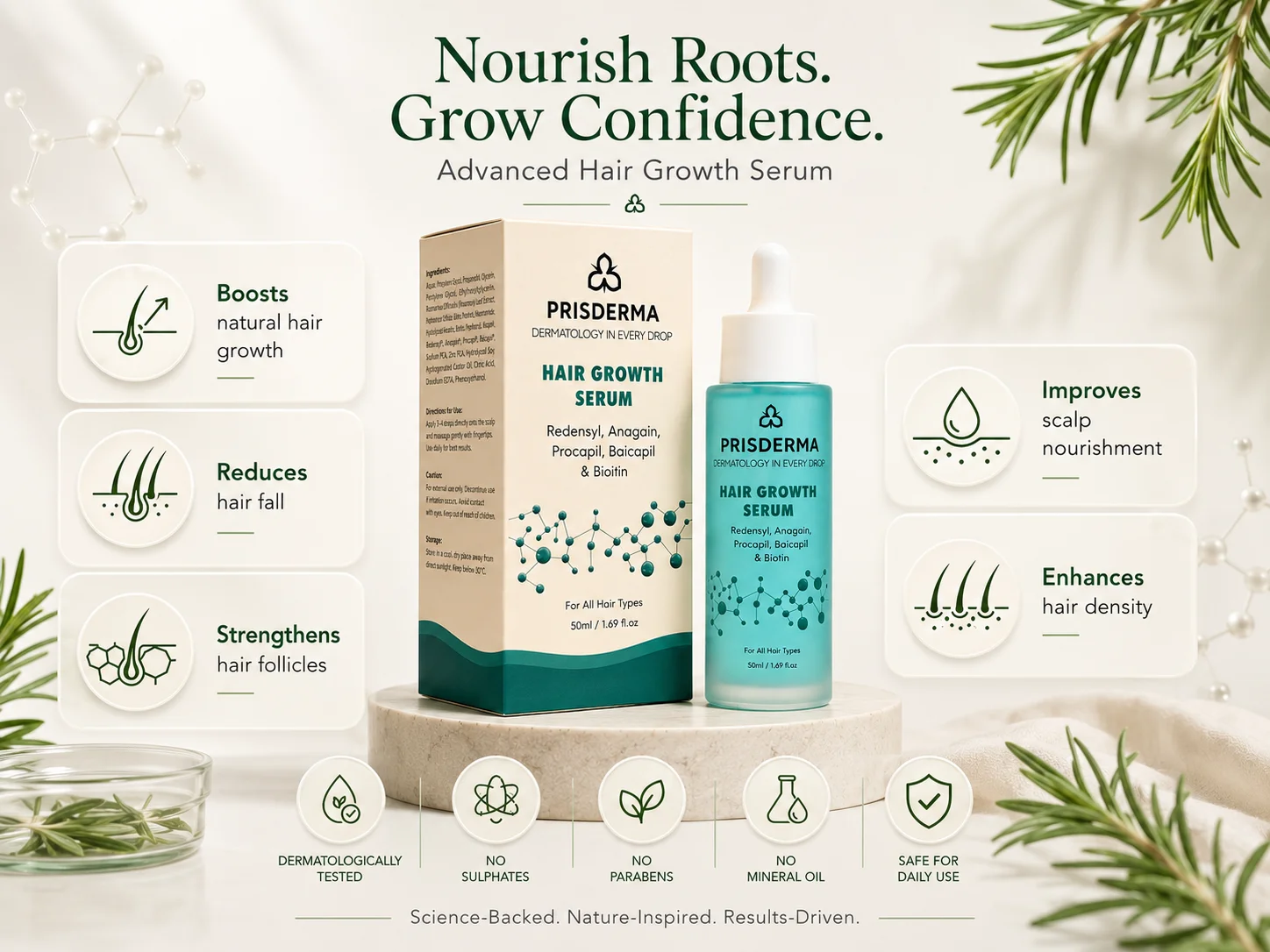 Benefits of Prisderma Hair Growth Serum
