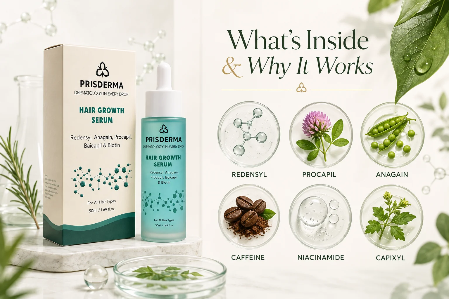 Prisderma Hair Growth Serum Ingredients